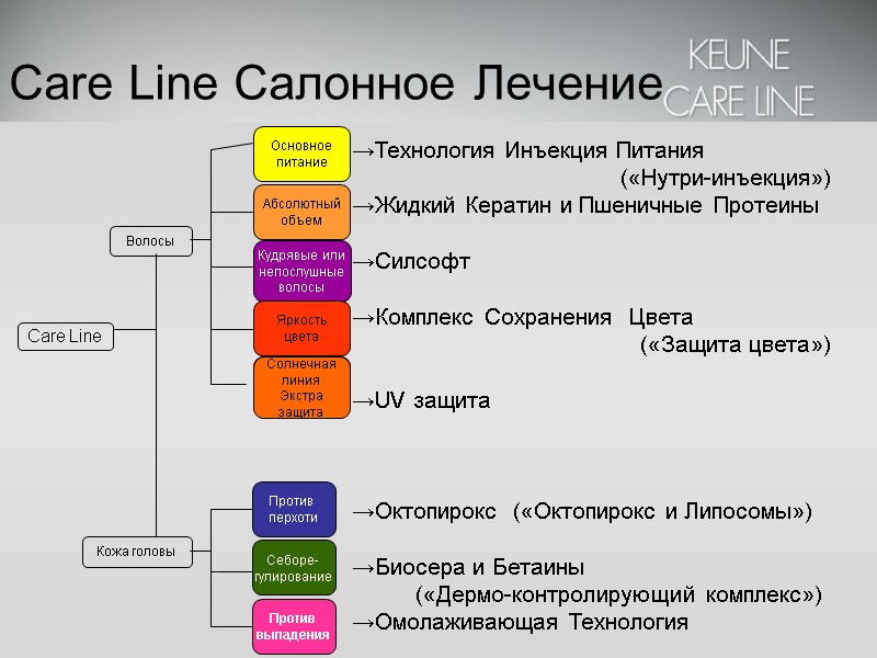 Care Line Волосы Кожа головы Основное питание Абсолютный объем Кудрявые или непослушные волосы Против